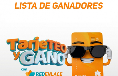 Lista de ganadores sorteo TARJETEO Y GANO